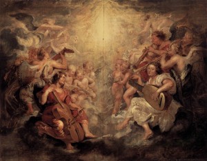 Rubens music-making-angels